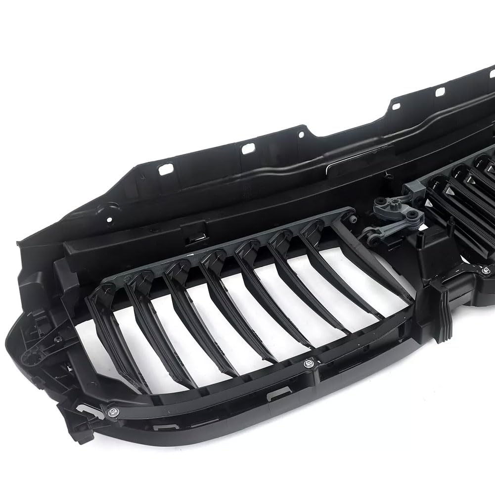 Garvee Active Air Shutter Front Upper Radiator Grille For 5 Series G30 G31 G38 (2017-2020) Auto Decor Replacement Black