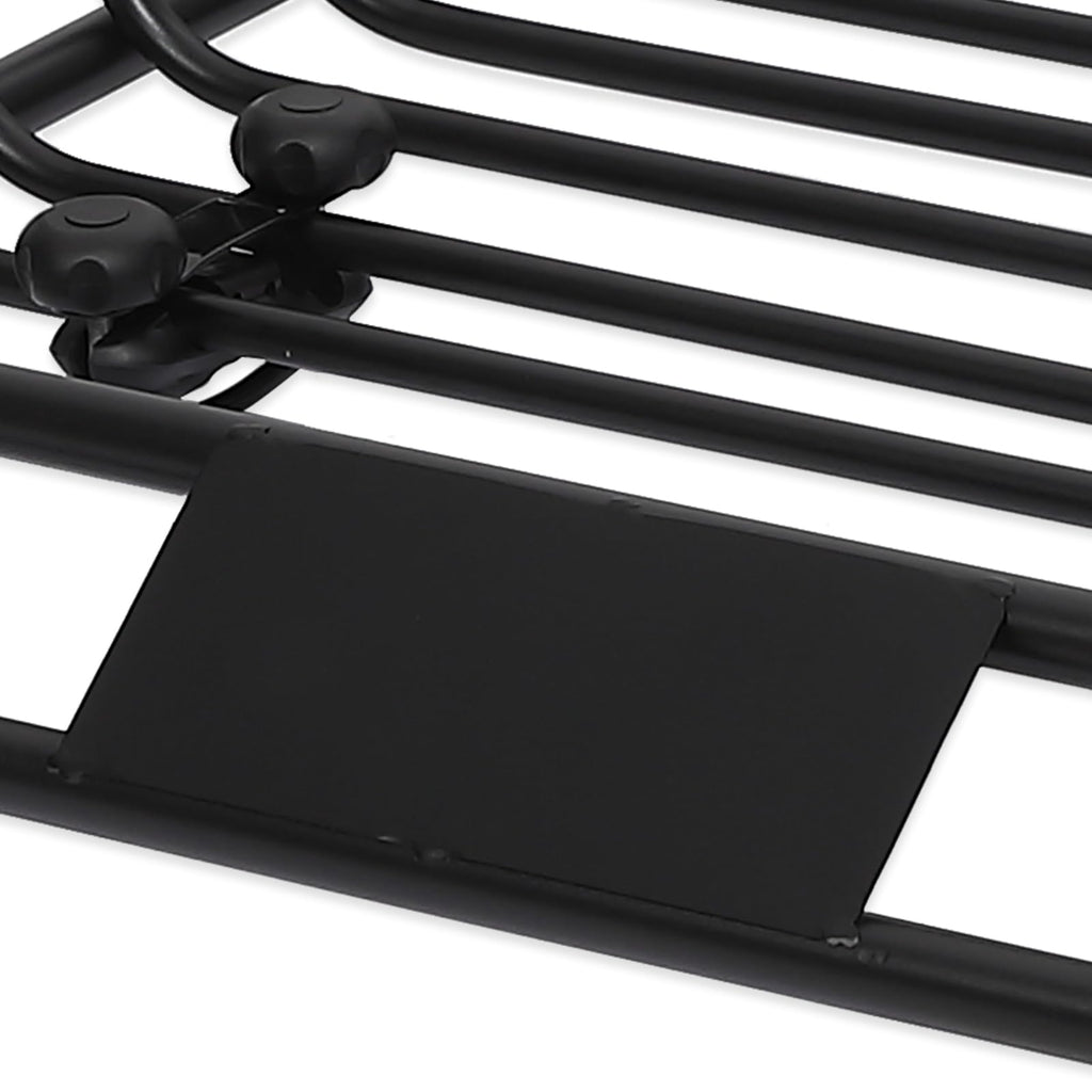 Garvee 50x38 Inch Roof Rack Basket, Heavy Duty Steel Universal Rooftop Cargo Carrier Basket, 220lbs Load Capacity Car Roof Basket for SUV Truck Cars