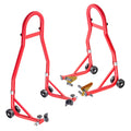 Garvee Motorcycle Stand Lift - 900lbs Front & Rear Combo Universal Motorcycle Stands | Compatible With Most Yamaha Honda Kawasaki Suzuki BMW Motorcycles