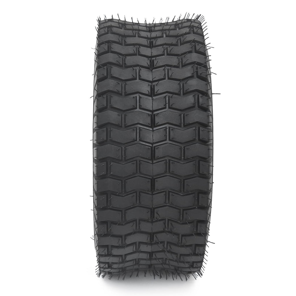 Garvee Lawn Mower Tires Turf Tires 15x6.00-6 4PR for Golf Cart Tires, Garden Tractor Riding Mower Tubeless Set of 2