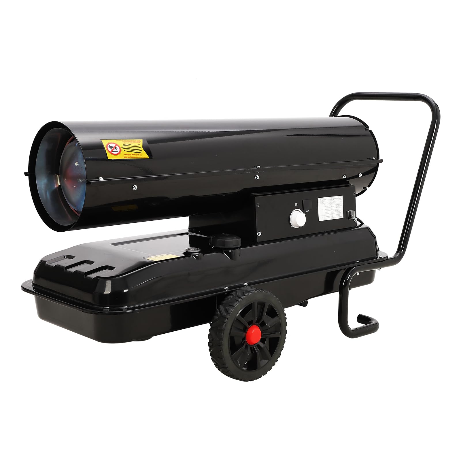Garvee 125,000 BTU Forced Air Kerosene Diesel Heater, Portable with Thermostat, for Indoor, Outdoor, Garage, Workshop, Job Site, Farm, Construction, Black
