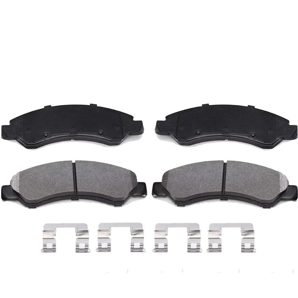 Garvee 4Pcs Premium Ceramic Front Disc Brake Pads Compatible for 2005-2021 Tacoma, 2000-2006 Tundra, 2003-2020 4Runner, 2007-2014 FJ Cruiser, 2003-2009 GX470, 2001-2007 Sequoia