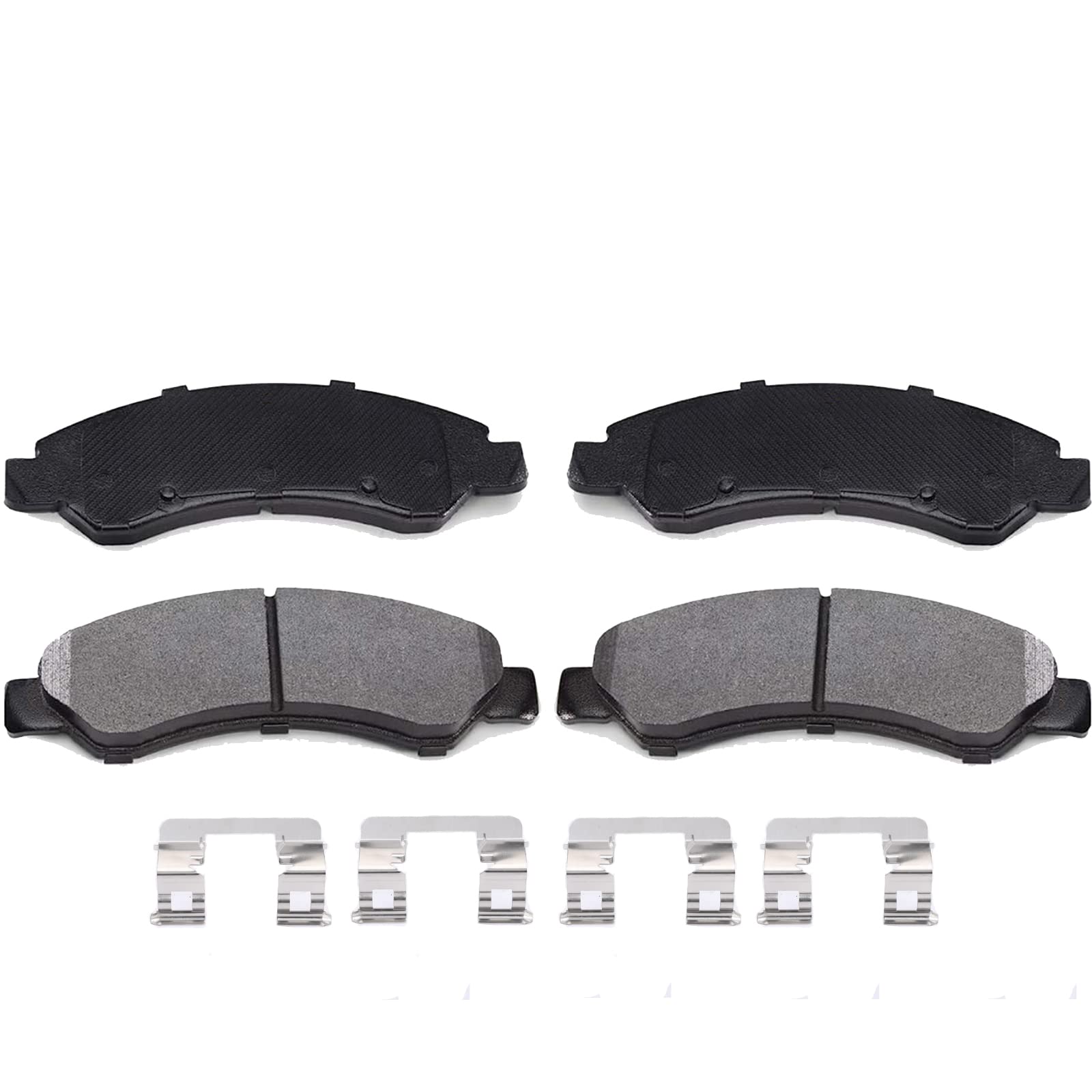 Garvee Ceramic Brake Pads 4pcs Front Brake Pads Kit Compatible STP0867 High Performance Durable