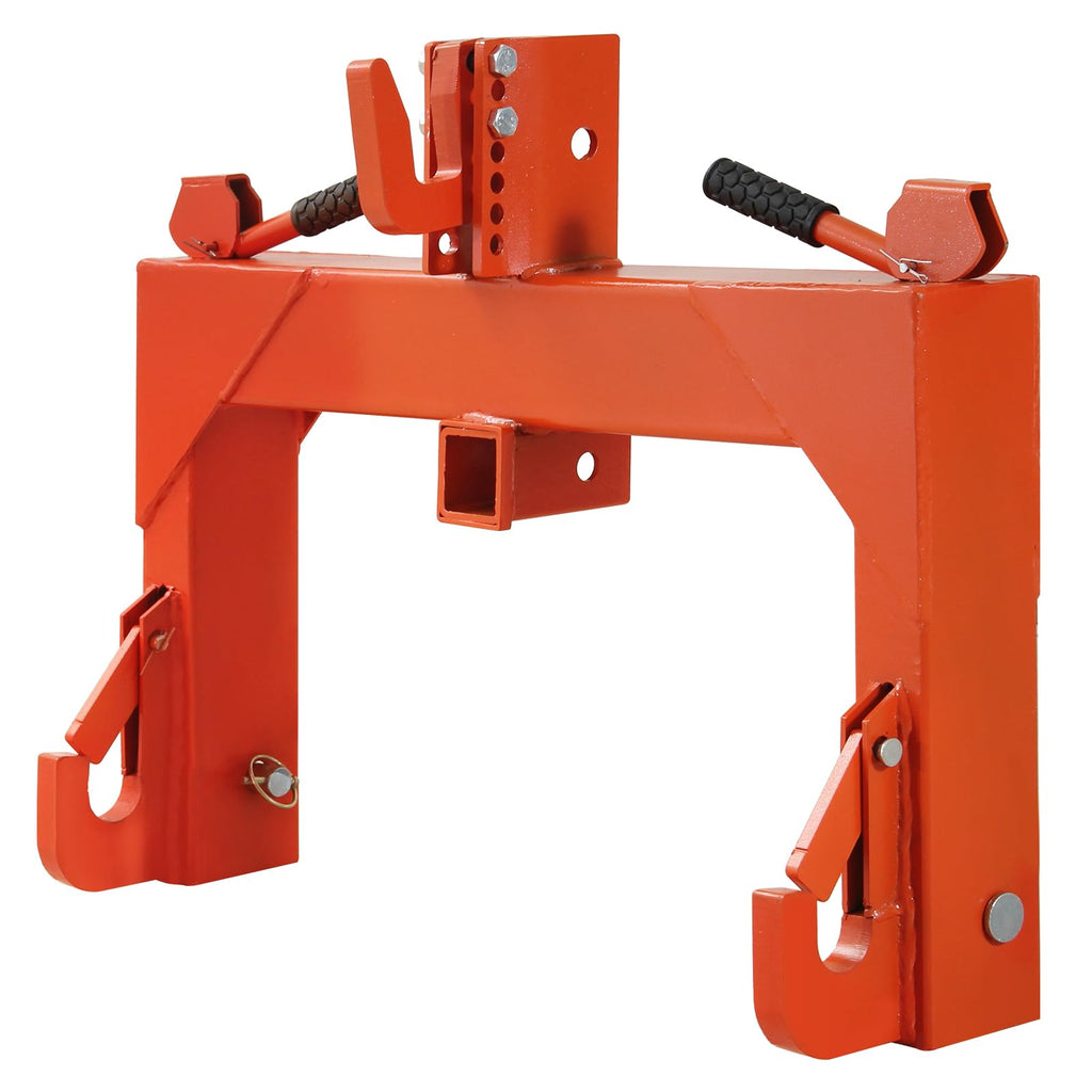 Garvee 3 Point Quick Hitch 3000 LBS Lifting Capacity Tractor - Orange