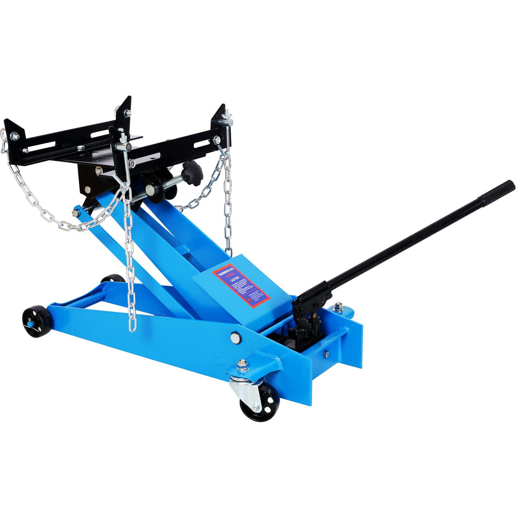 Garvee Hydraulic Transmission Service Floor Jack 1/2 Ton Capacity Low Profile Hydraulic Floor Jack for Trucks Blue