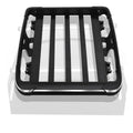 Garvee 63"X38"X6.3" Roof Rack Basket Increased Vehicle Capacity 220 Lbs Carrying Capacity Anti-Rust Coating One-Year Warranty