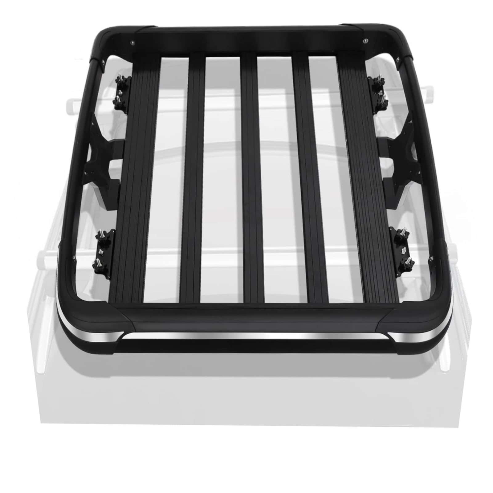 Garvee 63"X38"X6.3" Roof Rack Basket Increased Vehicle Capacity 220 Lbs Carrying Capacity Anti-Rust Coating One-Year Warranty
