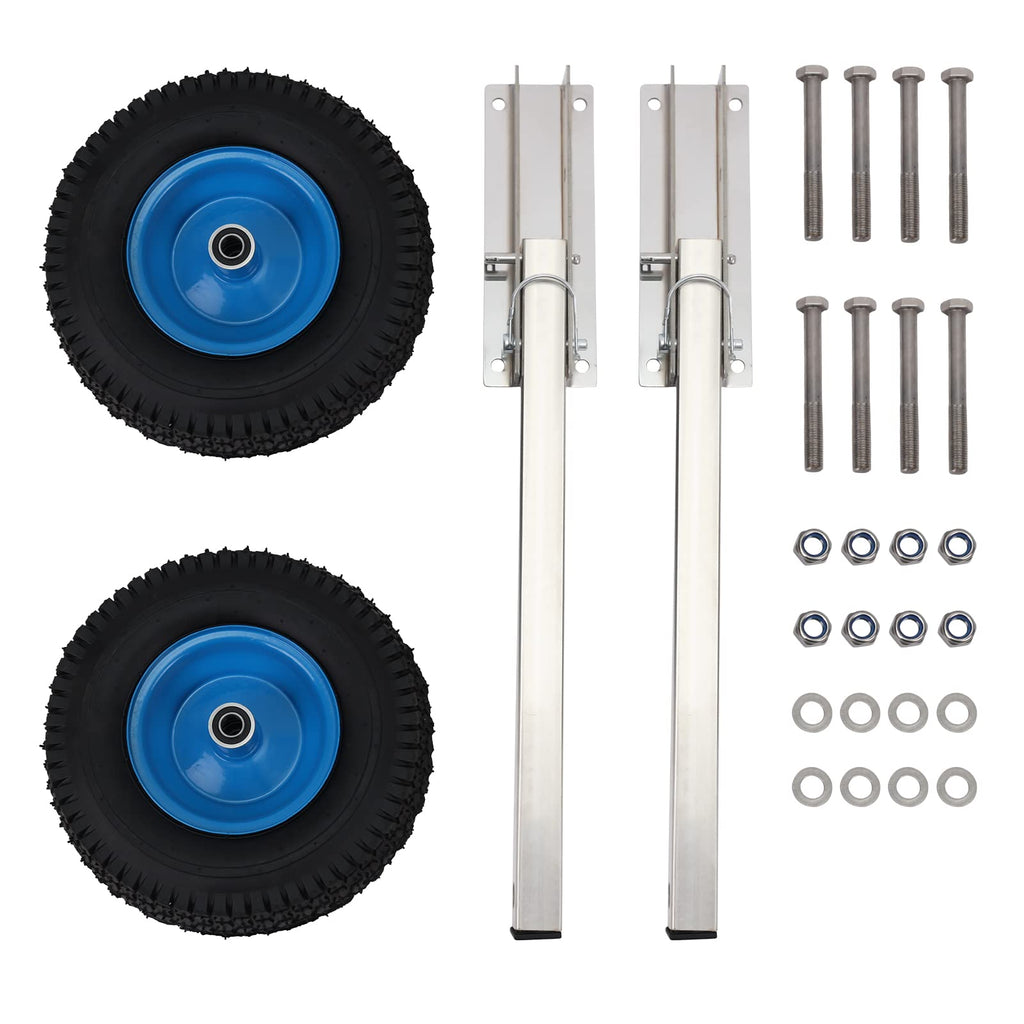 Garvee 600LBS 12 Inch Boat Transom Launching Wheels for Easy Launch