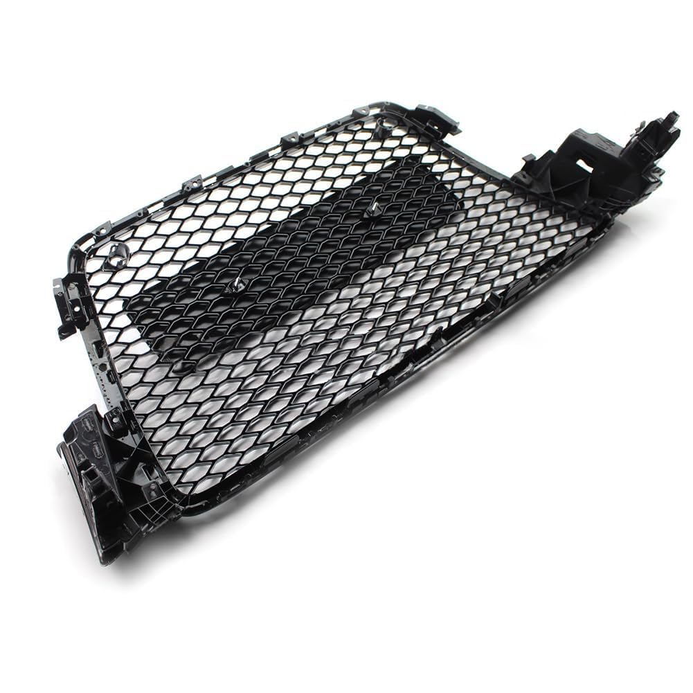 Garvee Central Honeycomb Grille Set for Audi A5 S5 Coupé 2009-2012 ABS Material Glossy Black Lower Grille Fog Light Frames Direct Replacement