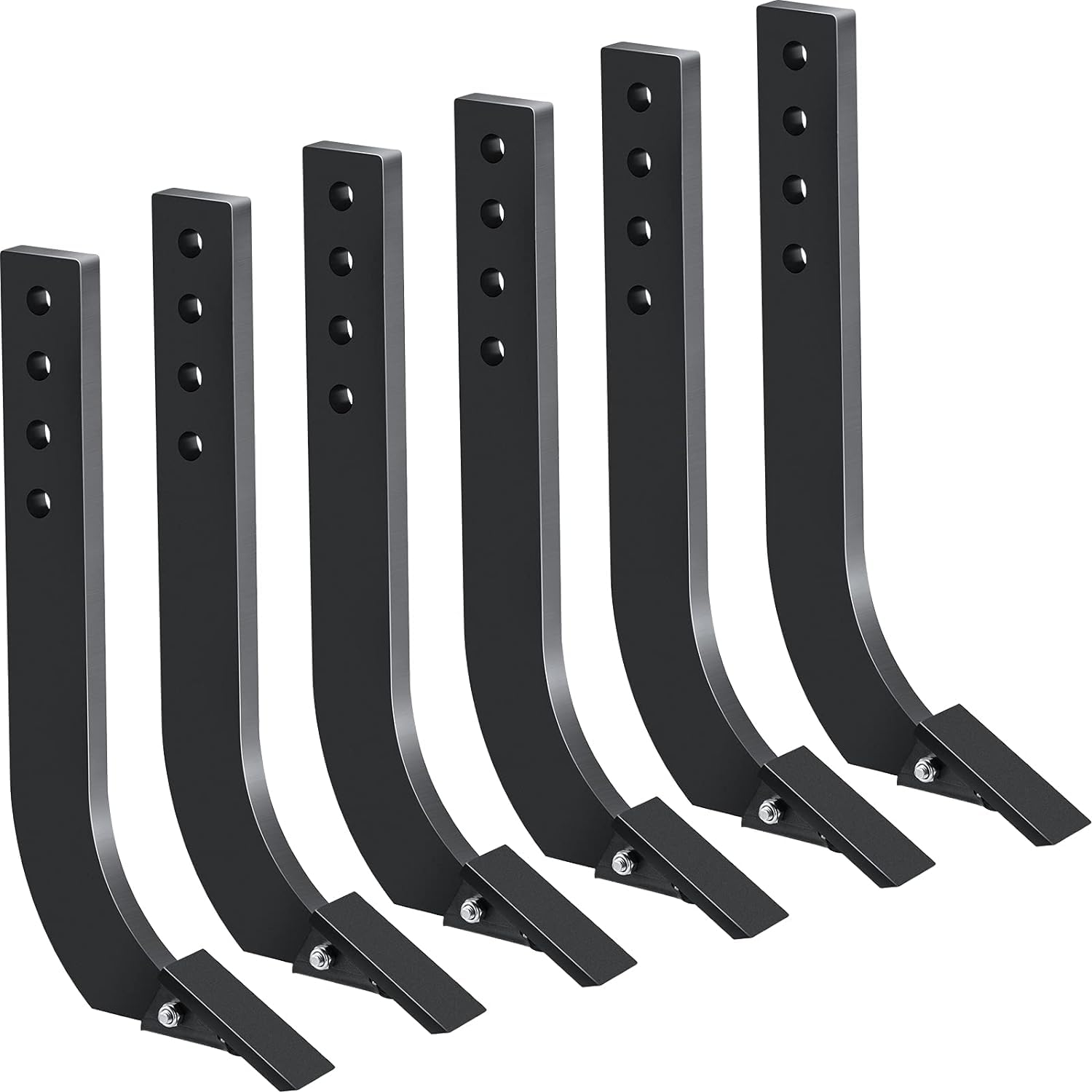 Garvee 6 PCS - Garvee Tractor Box Blade 16" Ripper Shanks Heavy-Duty Steel Digging Plowing