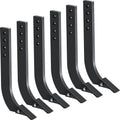 Garvee Box Blade for Tractor, 16" Ripper Shank for Box Blade, Box Blade Ripper Shank With 4 Holes for Depth Adjustment, Scarifier Shank for Replacement, Digging, Plowing (7 PCS)
