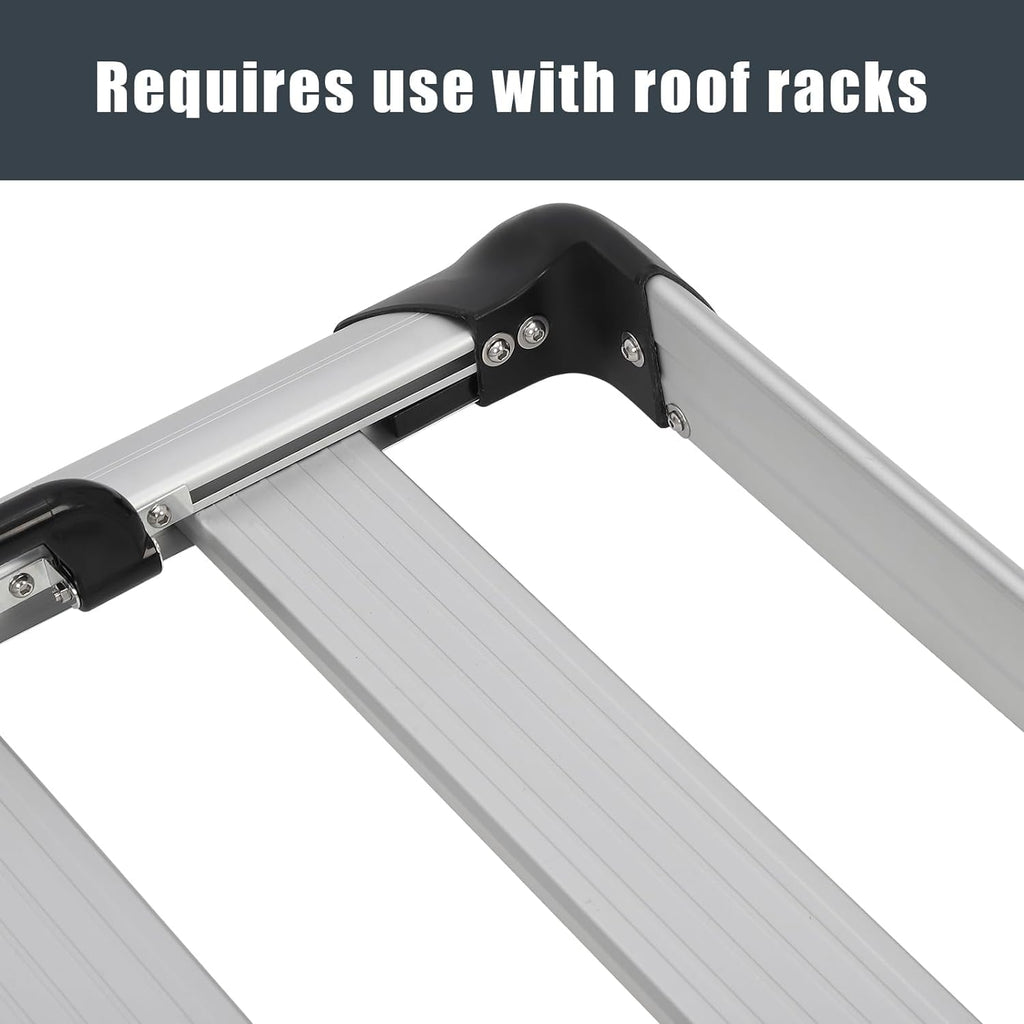 Garvee 50"x37.8"x3.54" Roof Rack Cargo Baskets Aluminum Extra Storage Rugged Steel SUV