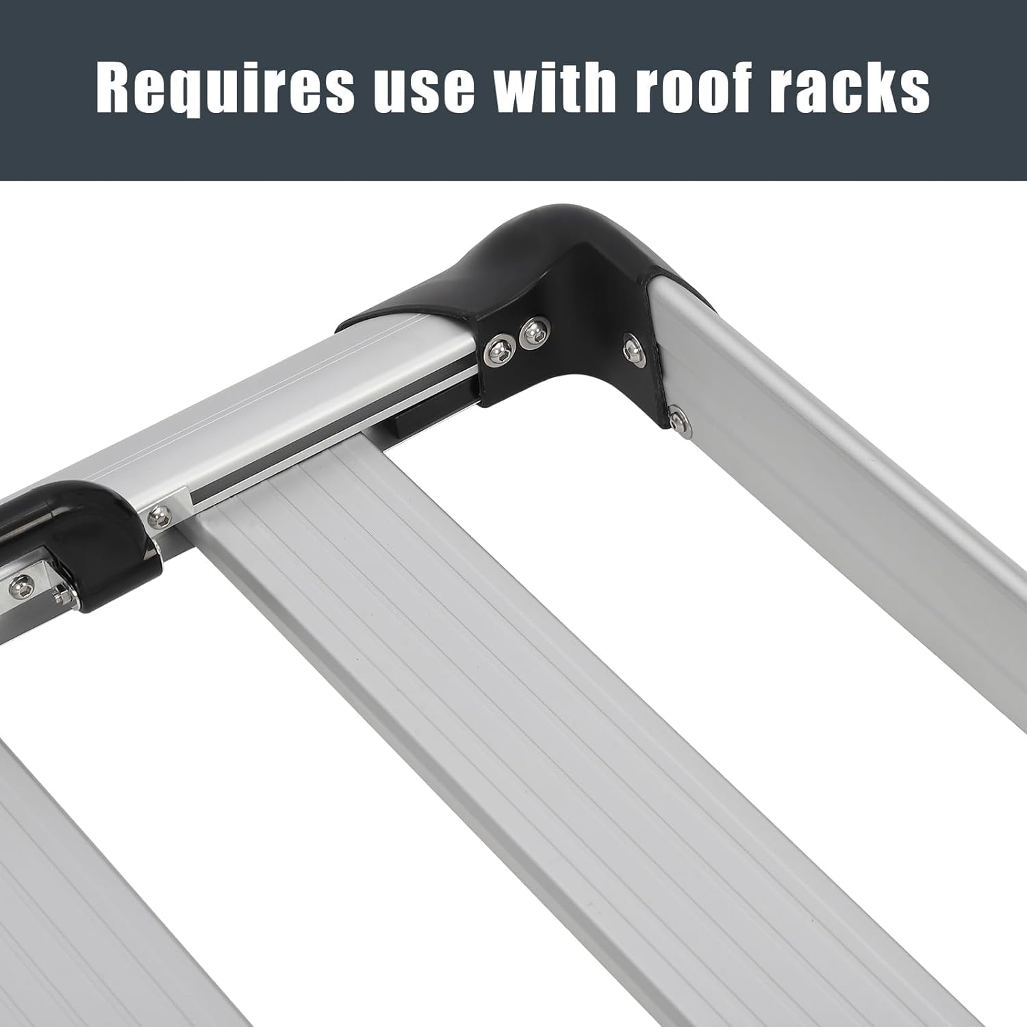 Garvee 50"x37.8"x3.54" Roof Rack Cargo Baskets Aluminum Extra Storage Rugged Steel SUV