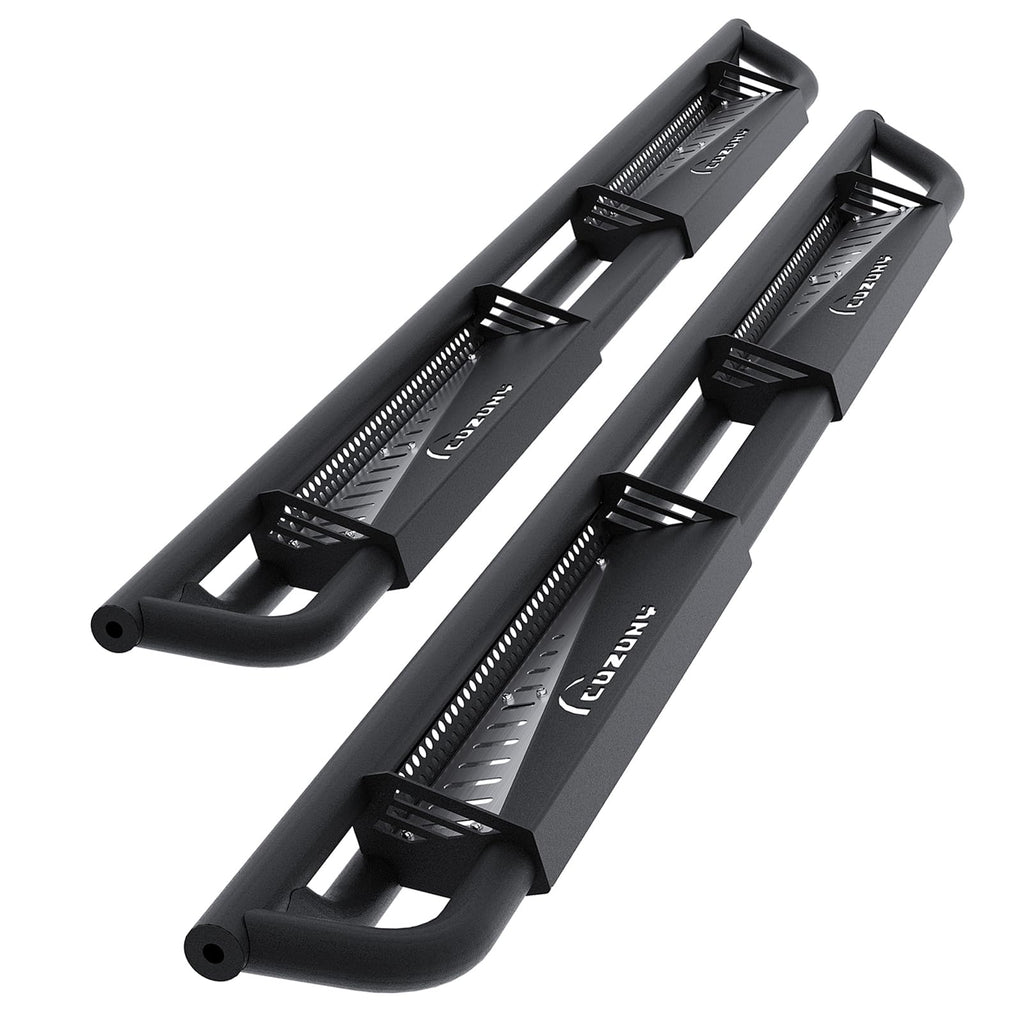 Garvee Drop Down Running Boards Compatible with 2009-2018 Dodge RAM 1500 Crew Cab, Drop Step Side Steps Compatible with 2010-2022 RAM 2500 3500 Crew Cab, All Steel 6" Running Boards Paintable
