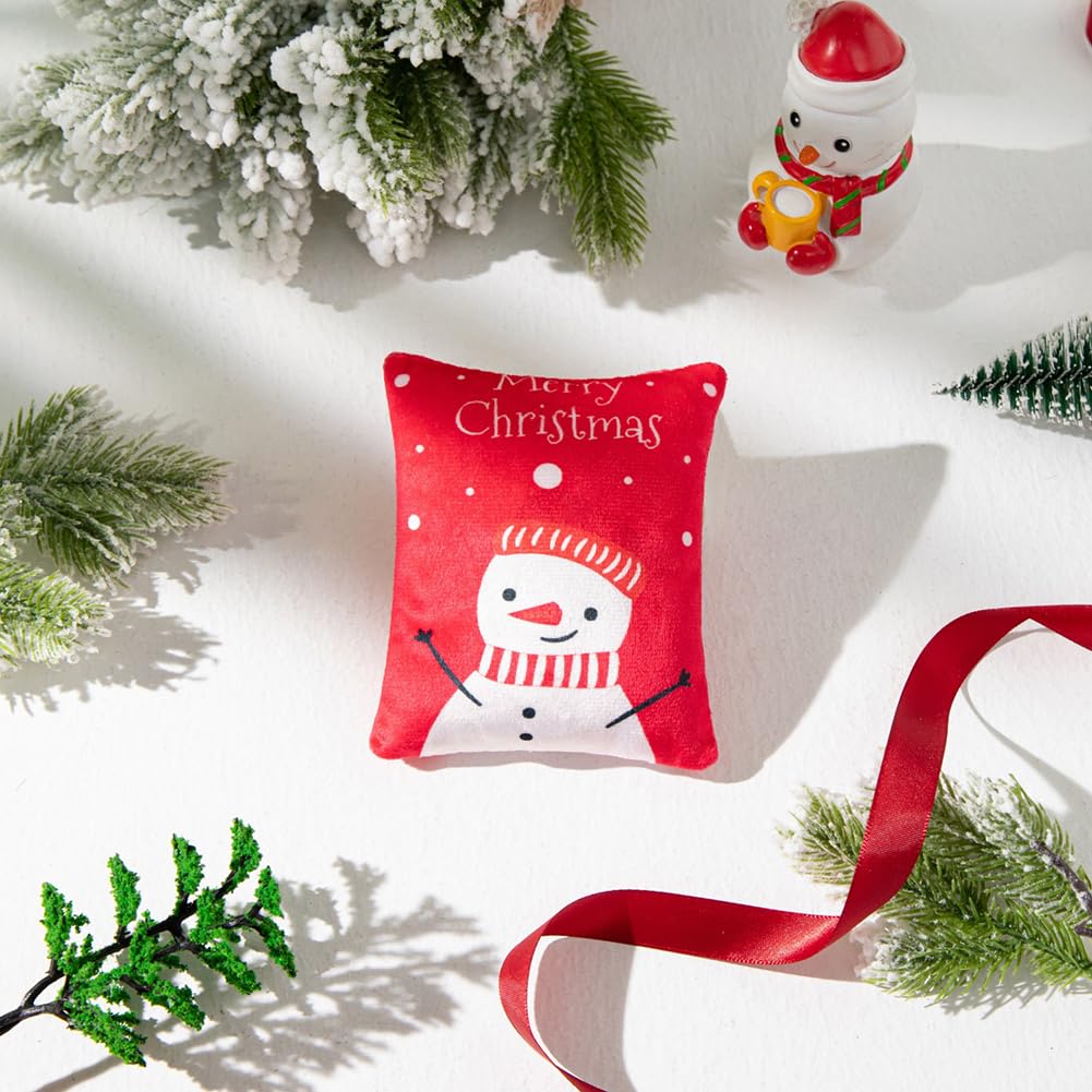 Garvee Pet Dog Christmas Squeaky Toys for Cats Dogs Scratch Bite Resistant Interactive Toys Pet Supplies for Relieve Stress Boredom Bowtie Squeak Toys