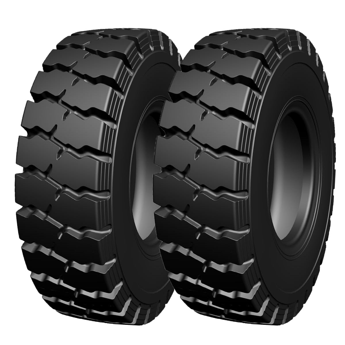 Garvee Set of Two 28x9-15 Heavy Duty Forklift Tire 14 PLY with Tube Flap - Tube Type, 28x9x15 Durable Industrial Forklift Tires, 2PCS