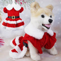 Garvee Dog Christmas Dress 3 Decorative Buckle Design Soft Comfortable Fleece Pet Clothes for Small Medium Large Dogs XL Green Mesh
