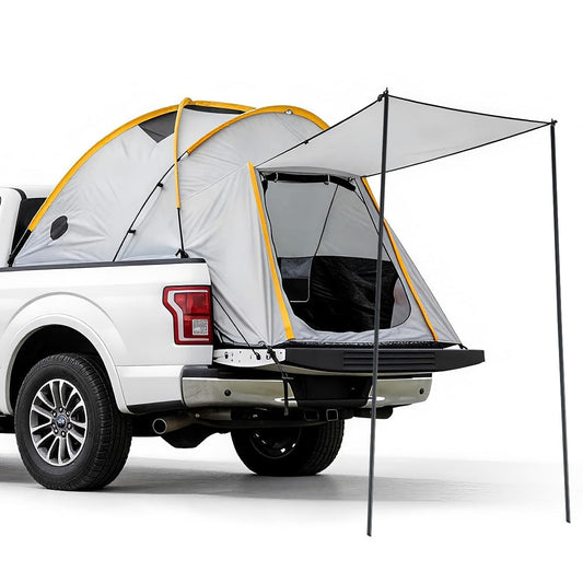 Garvee Pickup Truck Tent With Awning Shade Waterproof Oxford For 5.5-6.3 FT Truck Bed Camping Travel Outdoor Activities