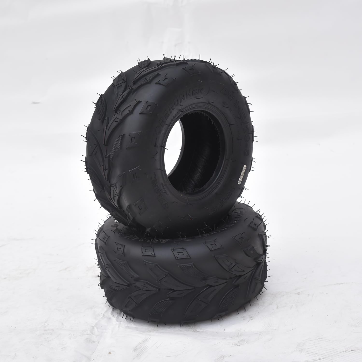 Garvee Set of 2 ATV Trail Tires 6PR Knobby Sport Tires, Tubeless - AT145/70-6-6PR TL CETO