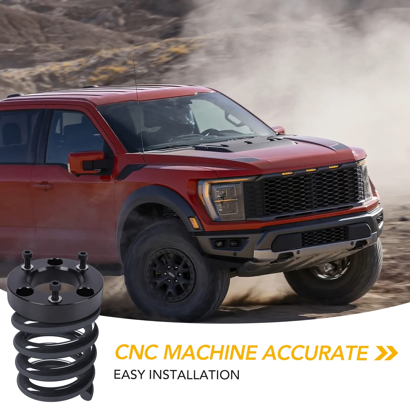 Garvee 1.5 inch Front Leveling Kits Strut Spacers for 2004-2021 F150