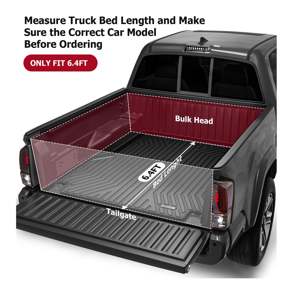 Garvee Hard Fold Tonneau for 2009-2023 Ram 1500 6.4ft