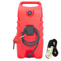 Garvee 14 Gallon Fuel Caddy Portable Gas Can Fuel Tank with Siphon Pump and 10ft Hose for Cars ATVs Lawn Mowers Boats, UV-Resistant, On-Wheels, Yellow