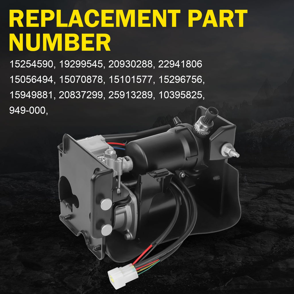Garvee Air Suspension Compressor 15254590 for Tahoe, Yukon, Escalade