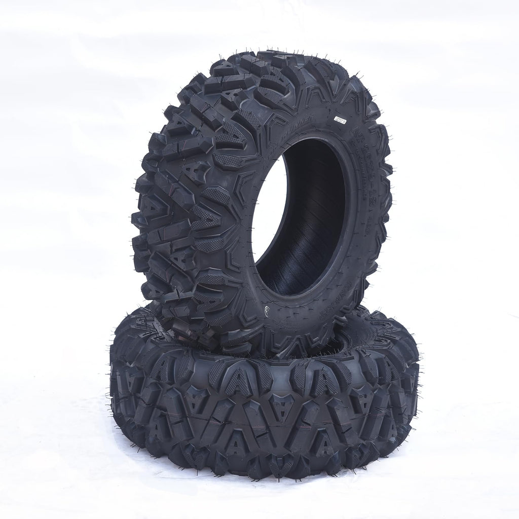 Garvee AT26x9-12-6PR TL KNIGHT Set of 2 ATV Trail Tires 6PR Knobby Sport Tires, Tubeless - AT26x9-12-6PR TL KNIGHT