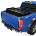 Garvee Soft Tri-Fold Truck Bed Tonneau Cover Compatible With 2015-2023 Chevrolet Colorado CREW 5'2" Bed Black, Durable PVC, Easy Install, Secure Storage