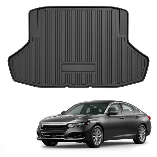 Garvee Trunk Mat Compatible with 2022-2025 Honda Civic, All Season Cargo Mat, Scratch-Resistant TPE, Waterproof, Black