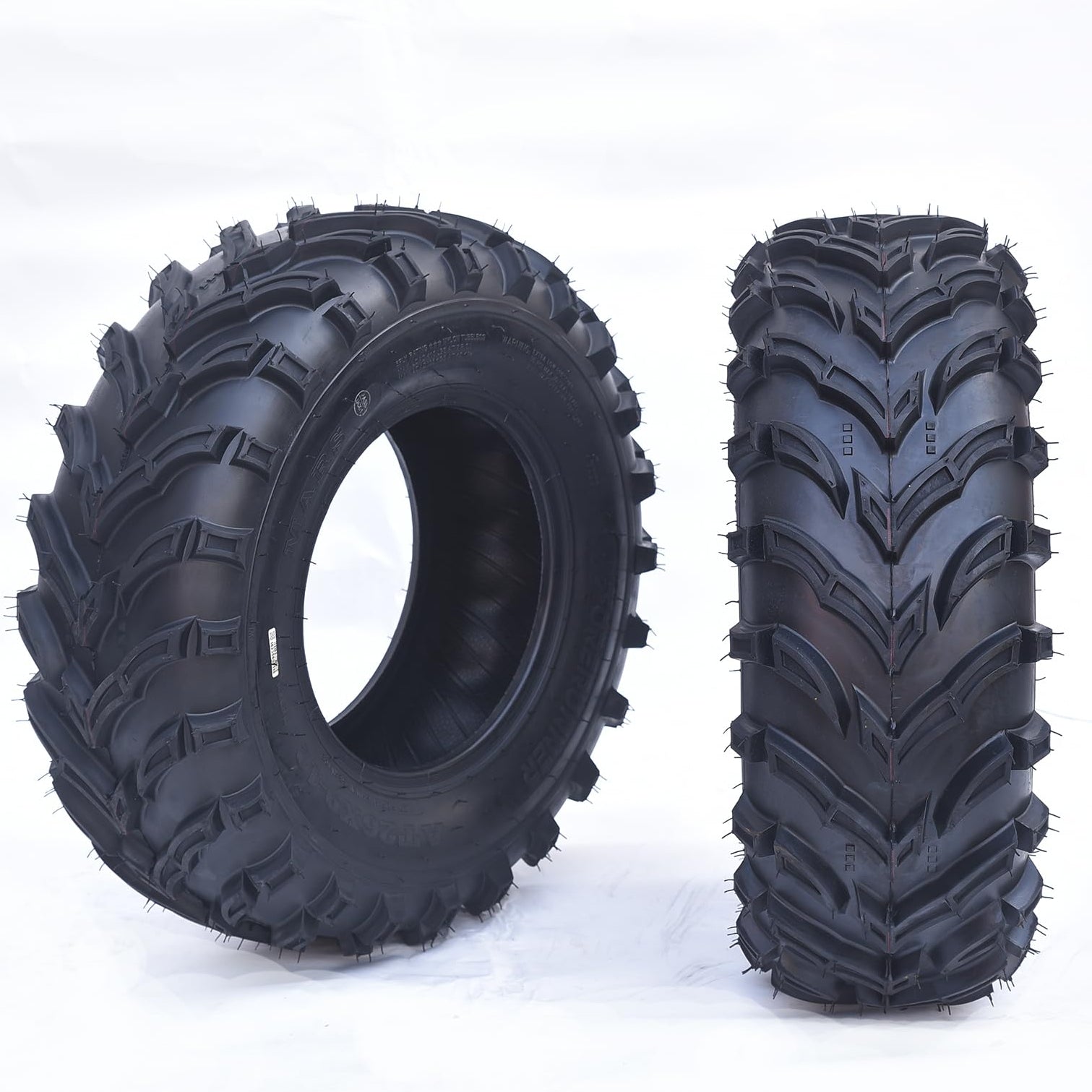 Garvee Set of 2 ATV Trail Tires 6PR Knobby Sport Tires, Tubeless - AT26x9-12-6PR TL MARS