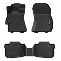 Garvee Floor Mats for Subaru Outback & Legacy 2010-2014, TPE All Weather Custom Fit Front & 2nd Row Floor Liners, Black