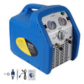 Garvee 110-120V Ac 60Hz 3/4 Horsepower Single Cylinder Portable Refrigerant Recovery Machine,Blue