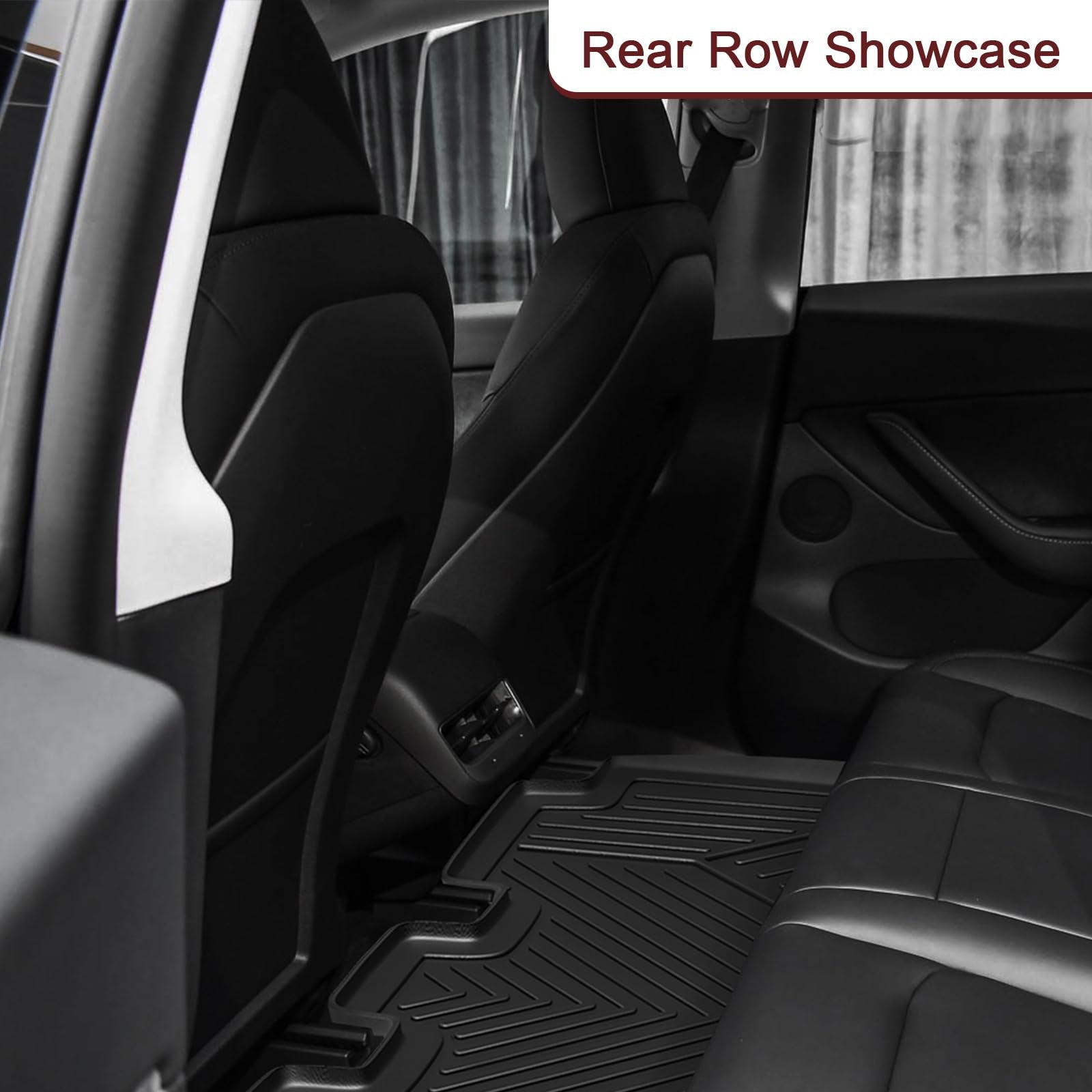 Garvee Custom Fit Floor Mats for 2020-2023 Tesla Model Y(5 Seater),3 Pack Floor Liners Compatible with 2020 2021 2022 2023 Tesla Model Y