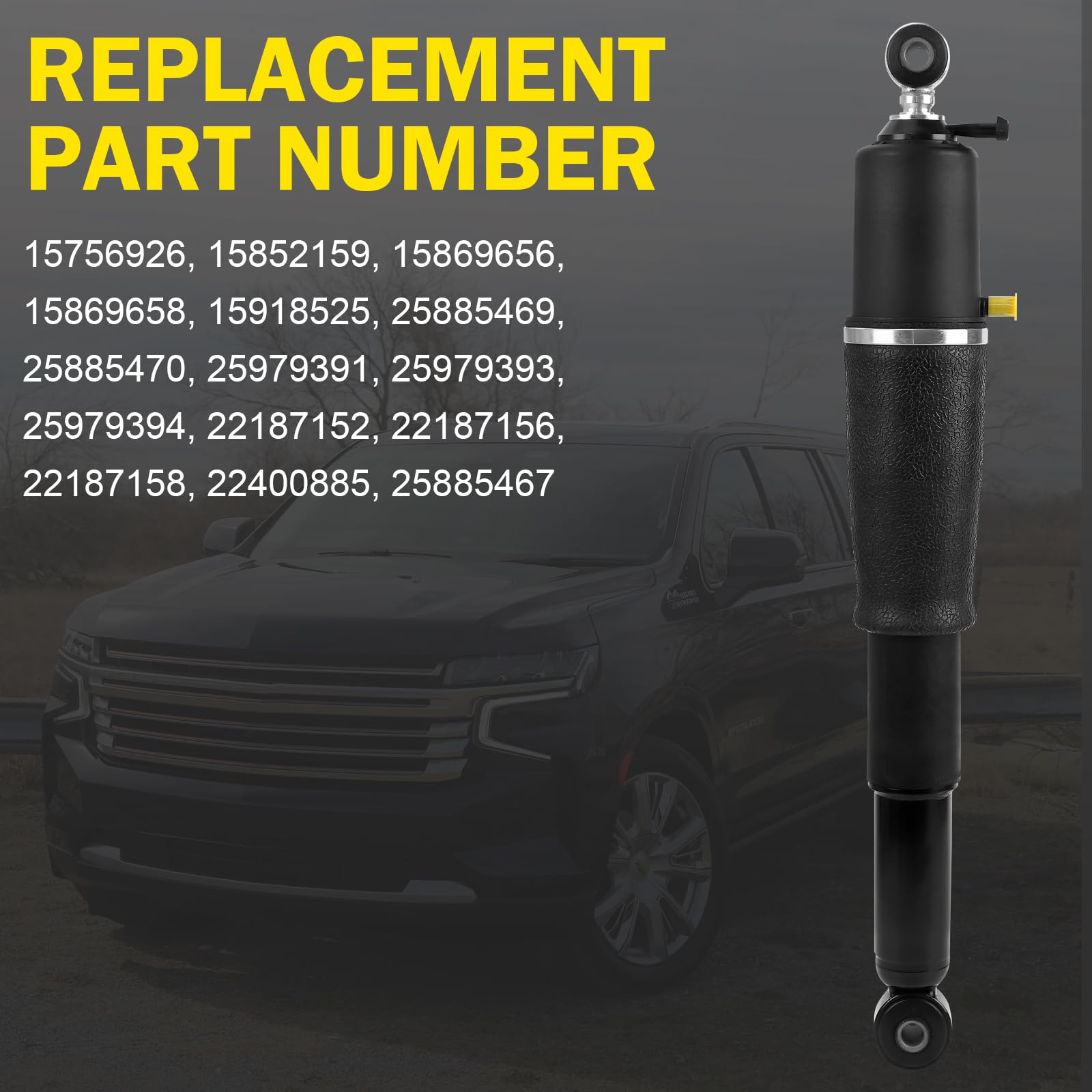 Garvee Rear Air Shocks Suspension for Escalade/Tahoe/Suburban 1500