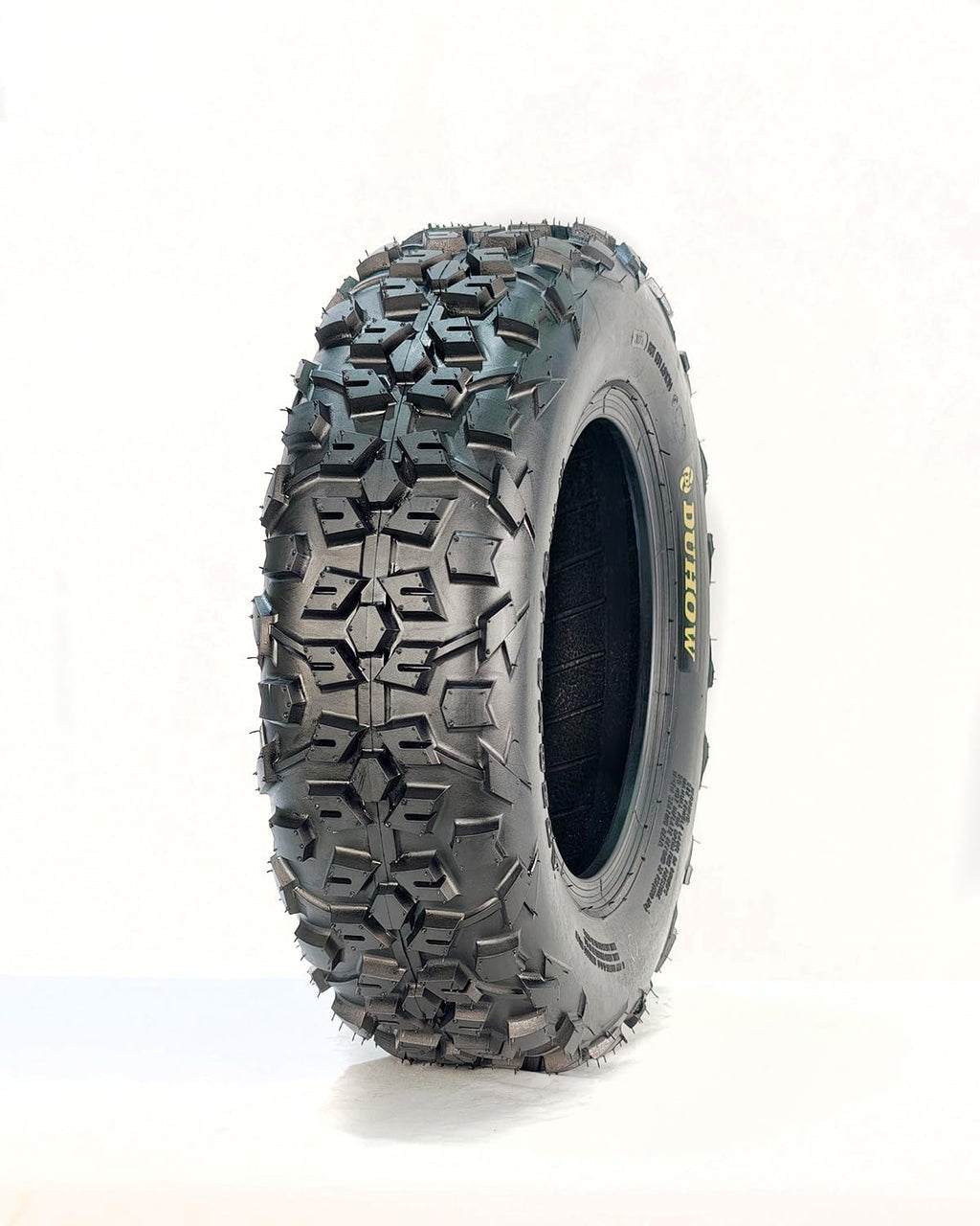 Garvee ATV UTV Tire 25x8-12 Set of 2, 6 Ply Tubeless Mud Tires, Sport All Terrain, 12mm Deep Tread, Black