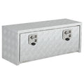 Garvee 36 Inch Heavy Duty Aluminum Tool Underbody Box, Waterproof Truck Storage Organizer Chest for Pick Up Truck Bed, 36" X 14" X 16", Silver