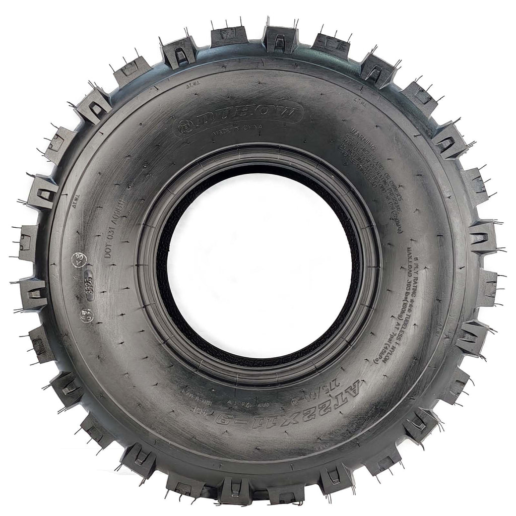 Garvee 22X11-9 ATV Tires, Sport UTV Tires, 6 PR Tubeless, Off-Road Adventures, 22 Inch, Black (Set of 2)