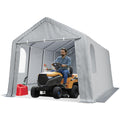 Garvee 13'x20' Heavy Duty Outdoor Storage Shelter - Waterproof Portable Garage for Cars & Boats, Grey