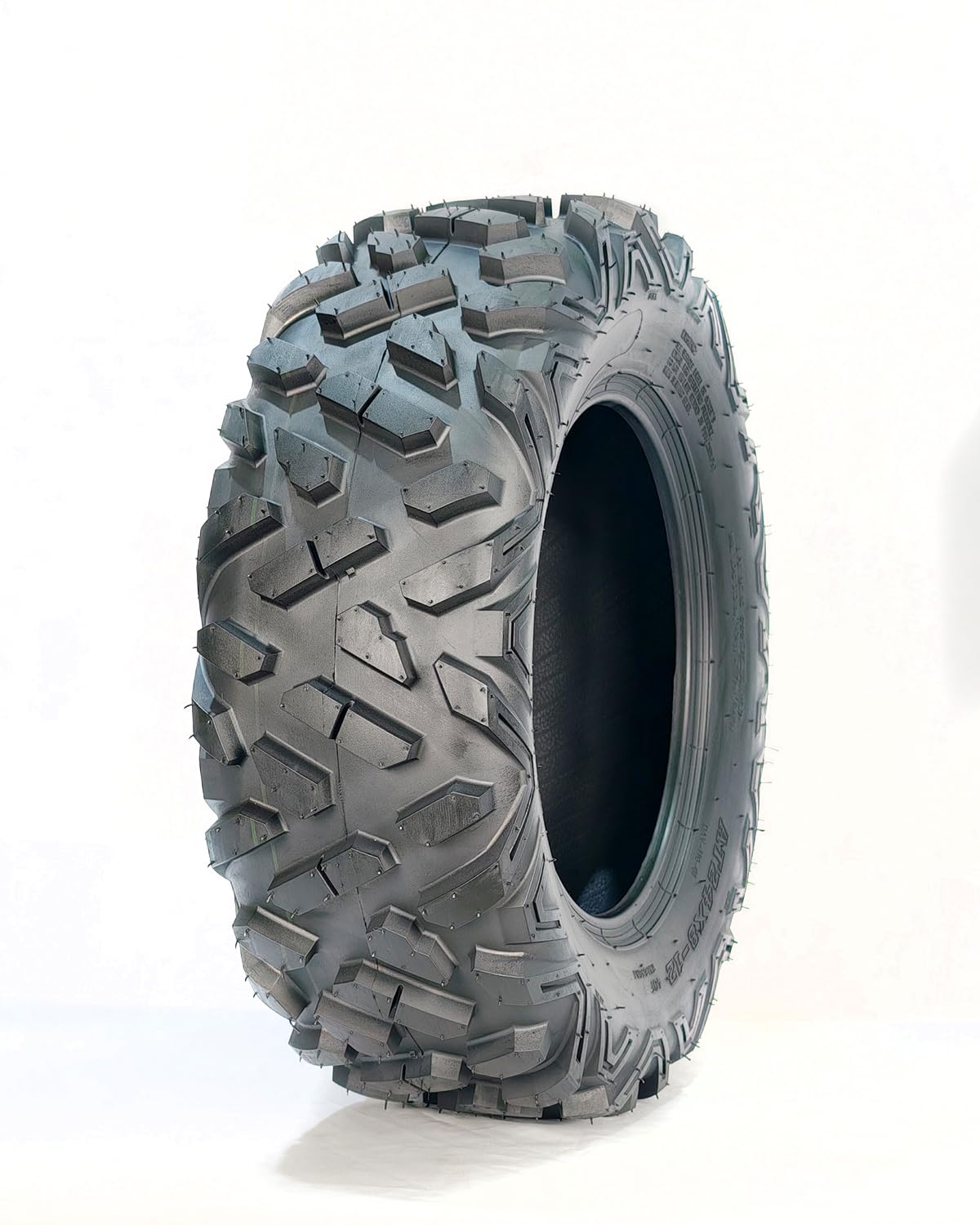 Garvee Set of 2 ATV/UTV All-Terrain Tires - 24x8-12 6PR Tubeless Heavy-Duty Off-Road Tires for Mud and Sand, Durable, Black