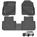 Garvee Custom Fit Floor Mats Compatible with Honda CR-V 2023-2025, Black TPE All-Weather Car Floor Liners, Front & Rear Row Set