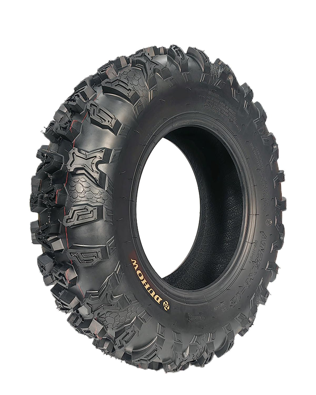 Garvee Set of 2 UTV ATV Tires 25x8-12 Heavy Duty 4-Ply Rated All Terrain Tires for Mud Gravel Dirt, Black