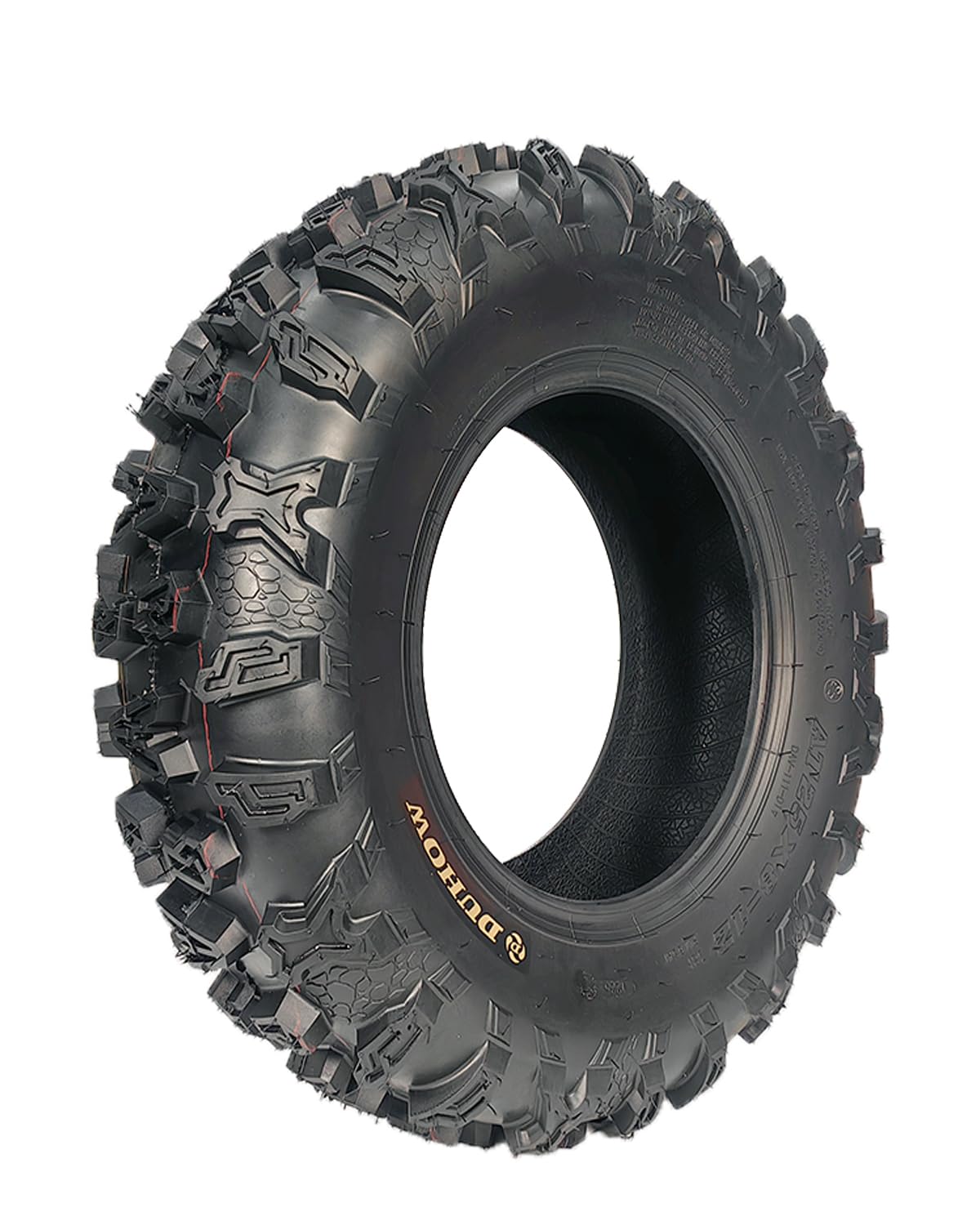 Garvee Set of 2 UTV ATV Tires 25x8-12 Heavy Duty 4-Ply Rated All Terrain Tires for Mud Gravel Dirt, Black