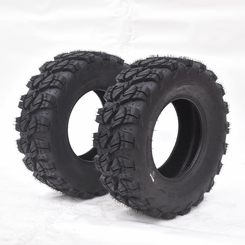 Garvee Set of 2 ATV Trail Tires 6PR Knobby Sport Tires, Tubeless - AT26x11-12-6PR TL VICTORY
