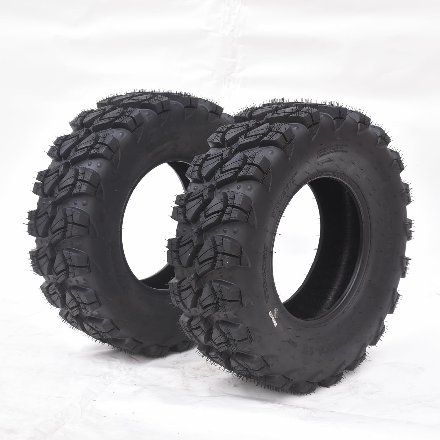 Garvee Set of 2 ATV Trail Tires 6PR Knobby Sport Tires, Tubeless - AT26x11-12-6PR TL VICTORY