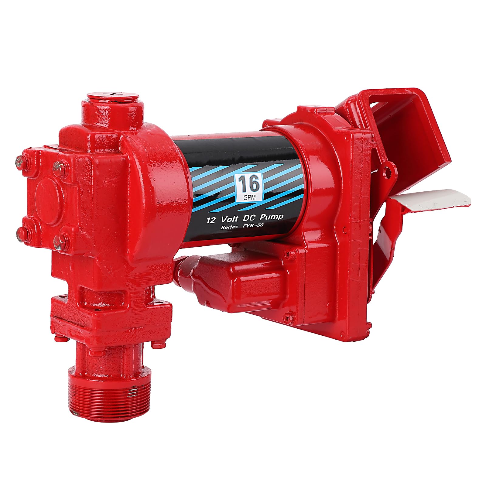 Garvee Fuel Transfer Pump 16 GPM 1/4 HP, 12 Volt DC Fuel Pump, Diesel Transfer Pump Crafted from cast iron material, Gasoline Transfer Pump for Kerosen, Ethanol & Methanol Blends, and Biodiesel