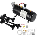 Garvee 150DB Train Horns Kit, 4 Trumpets Truck Air Horn Kit with 0.8 Gallon Tank & 150 PSI Air Compressor, 12V Train Horns for Pickup Trucks, Car, Motorcycle, Semi, Jeep, RV, SUV, Van, Boats