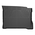 Garvee Trunk Mat Compatible With 2021-2024 Jeep Wrangler 4XE, All Season Cargo Mat, Waterproof, Durable TPE, Raised Edge, Black