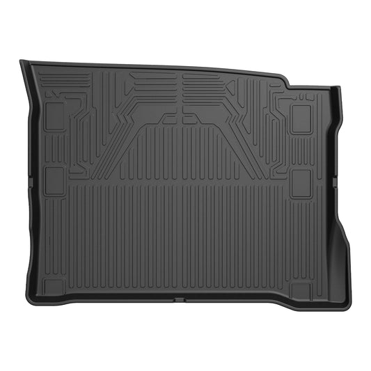 Garvee Trunk Mat Compatible With 2021-2024 Jeep Wrangler 4XE, All Season Cargo Mat, Waterproof, Durable TPE, Raised Edge, Black