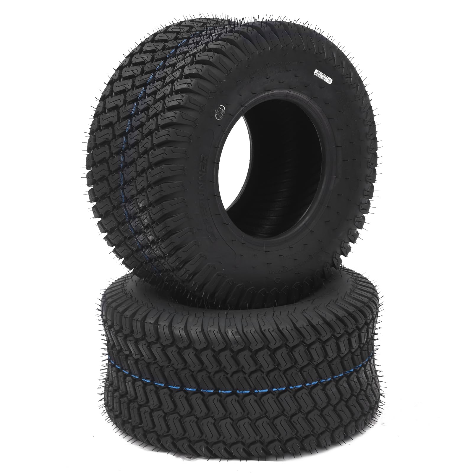 Garvee Lawn Mower Tires 18x8.50-8 4PR Turf Tires for Garden Tractor Riding Mower, Golf Cart Tires Tubeless Set of 2